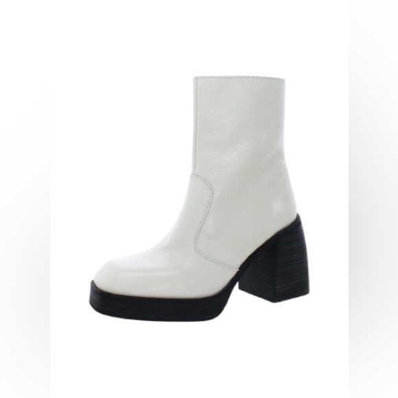 🆕 FREE PEOPLE | RUBY SHINE PLATFORM BOOTS | WHITE | SIZE: EU 39 (US 8-8.5) - Picture 3 of 12